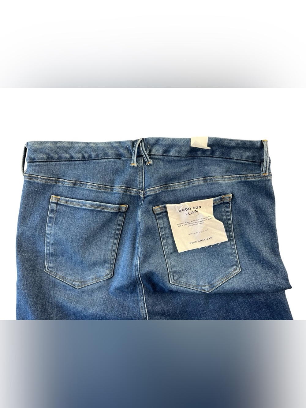 New Good American good flare jeans high Rise - Picture 13 of 16